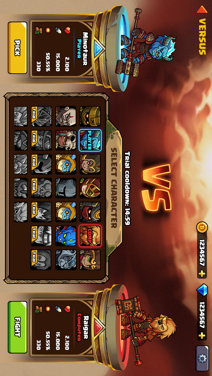 Brawl Fighter - Super Warriors Fighting Game(Unlocked all heroes) screenshot image 11_Popularmodapk.com