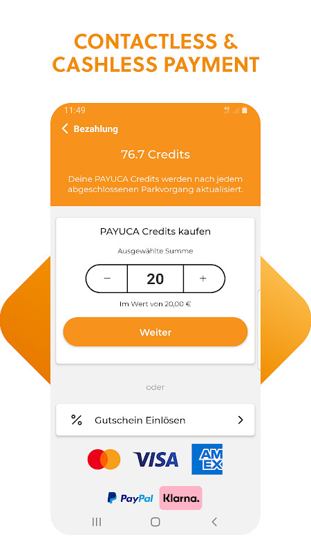 PAYUCA: free smart parking app Vienna screenshot image 1_Popularmodapk.com