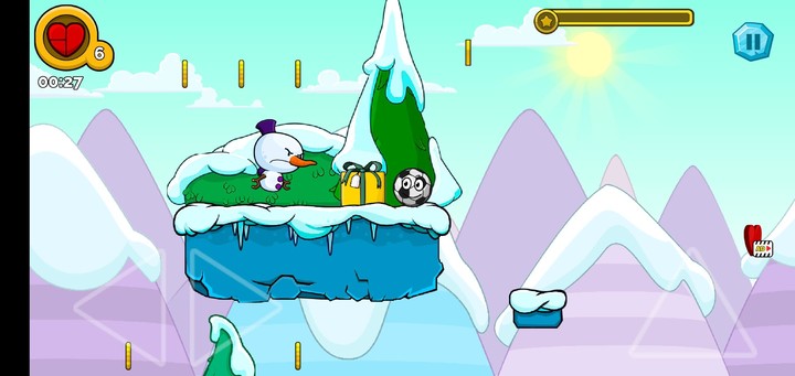 Runner ball 3: winter game screenshot image 3_Popularmodapk.com
