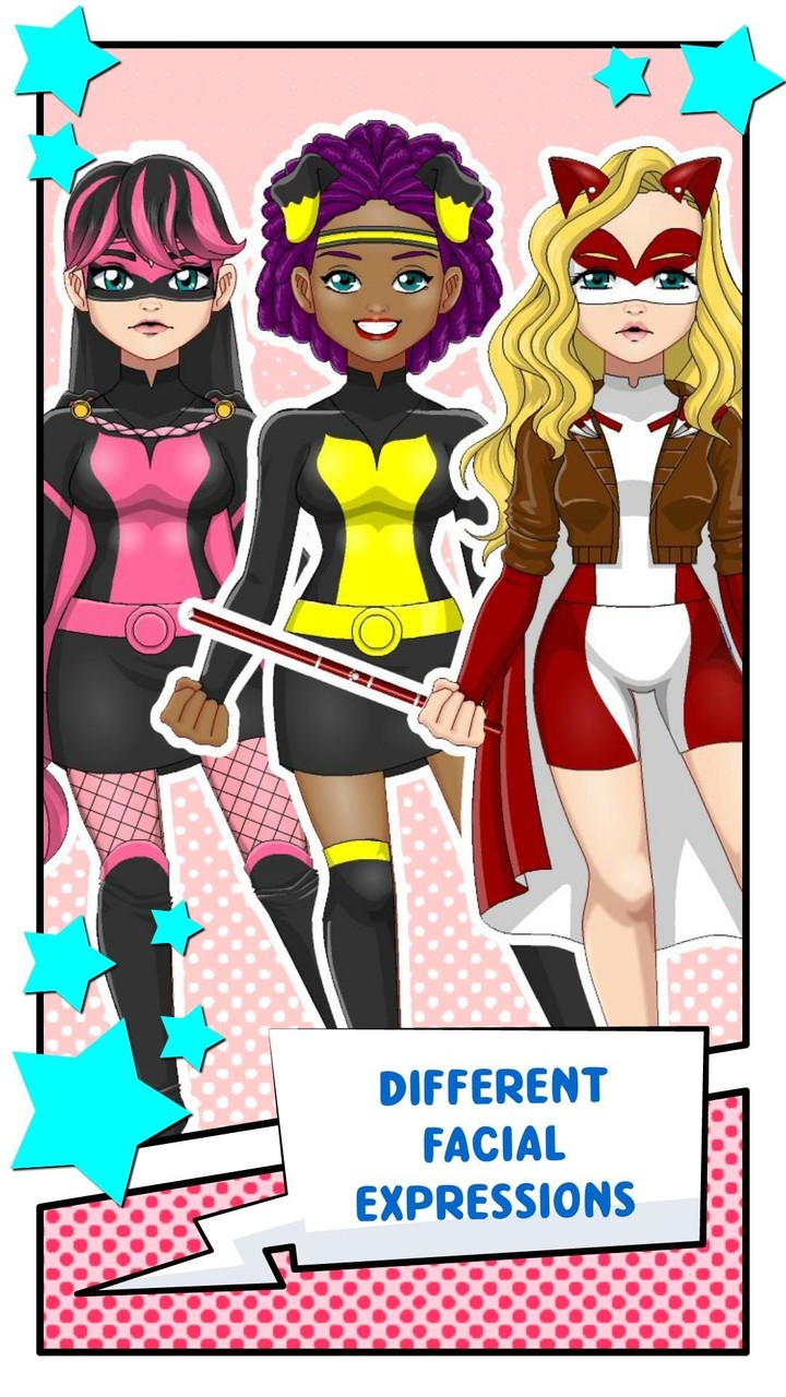 Kawaii Superhero Avatar Maker screenshot image 16_Popularmodapk.com