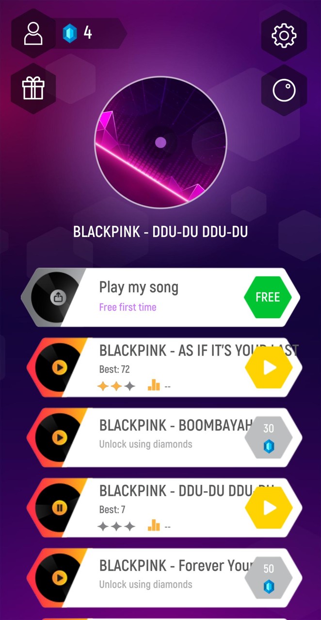 BLACKPINK Hop : Kpop Music screenshot image 1_Popularmodapk.com