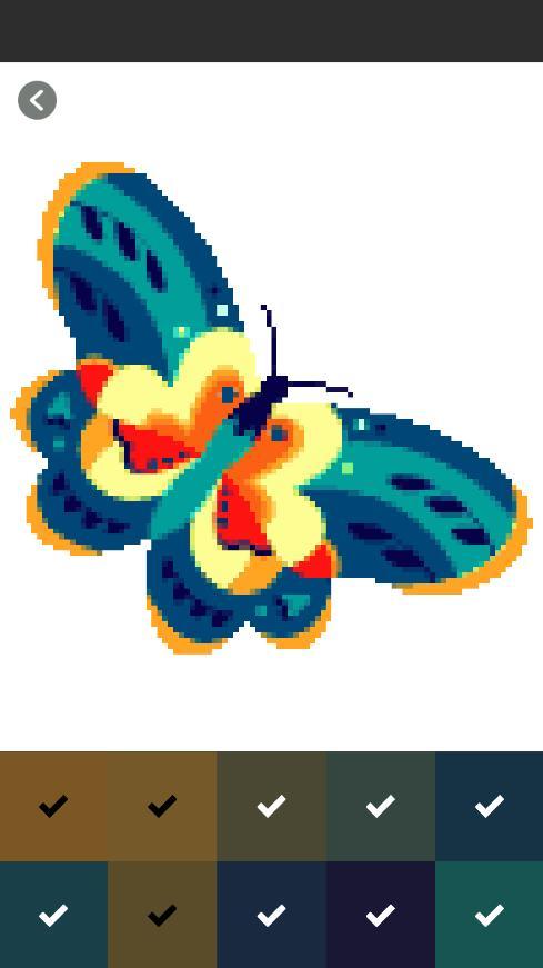 Tap Color by Number Butterfly screenshot image 2_Popularmodapk.com