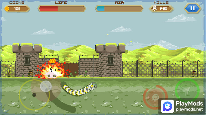 Deep Worm 2 - Worm attack<span>(Gold costs 1)</span> screenshot image 1_Popularmodapk.com