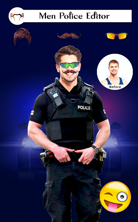 Policer - Men Women Police photo suit Editor Set screenshot image 6_Popularmodapk.com