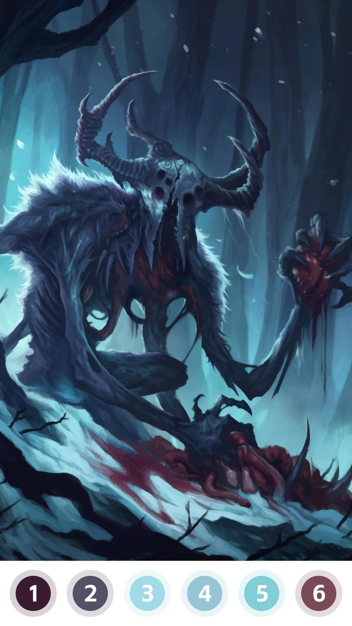 Dead & Reborn Coloring screenshot image 2_Popularmodapk.com