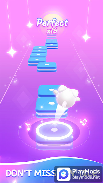 Meow Hop: Cats & Dancing Tiles<span>(No ads)</span> screenshot image 2_Popularmodapk.com