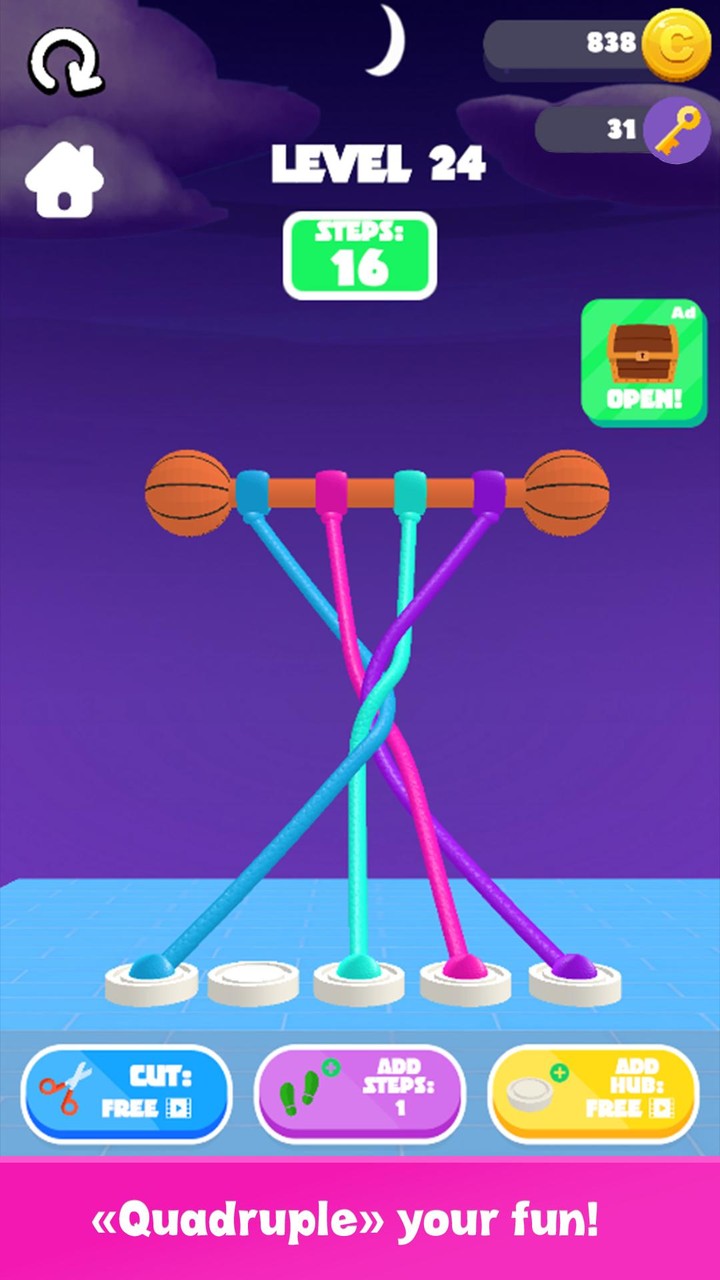 Twisted Ropes 3D Tangle Master screenshot image 3_Popularmodapk.com