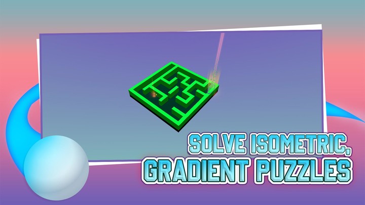 Gaze Maze - 3D Maze Game screenshot image 1_Popularmodapk.com