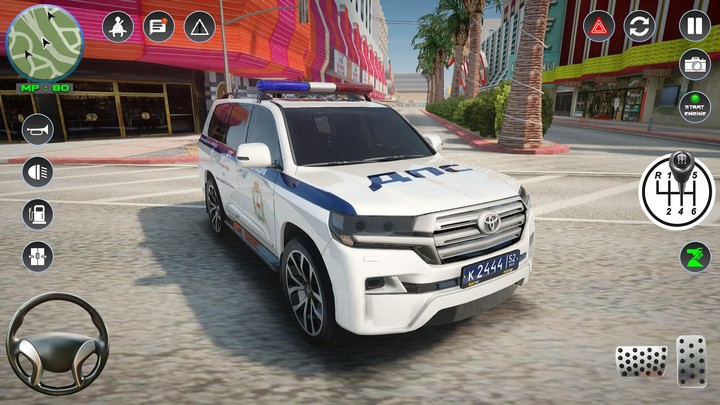 Police Car Game: Prado Parking screenshot image 4_Popularmodapk.com
