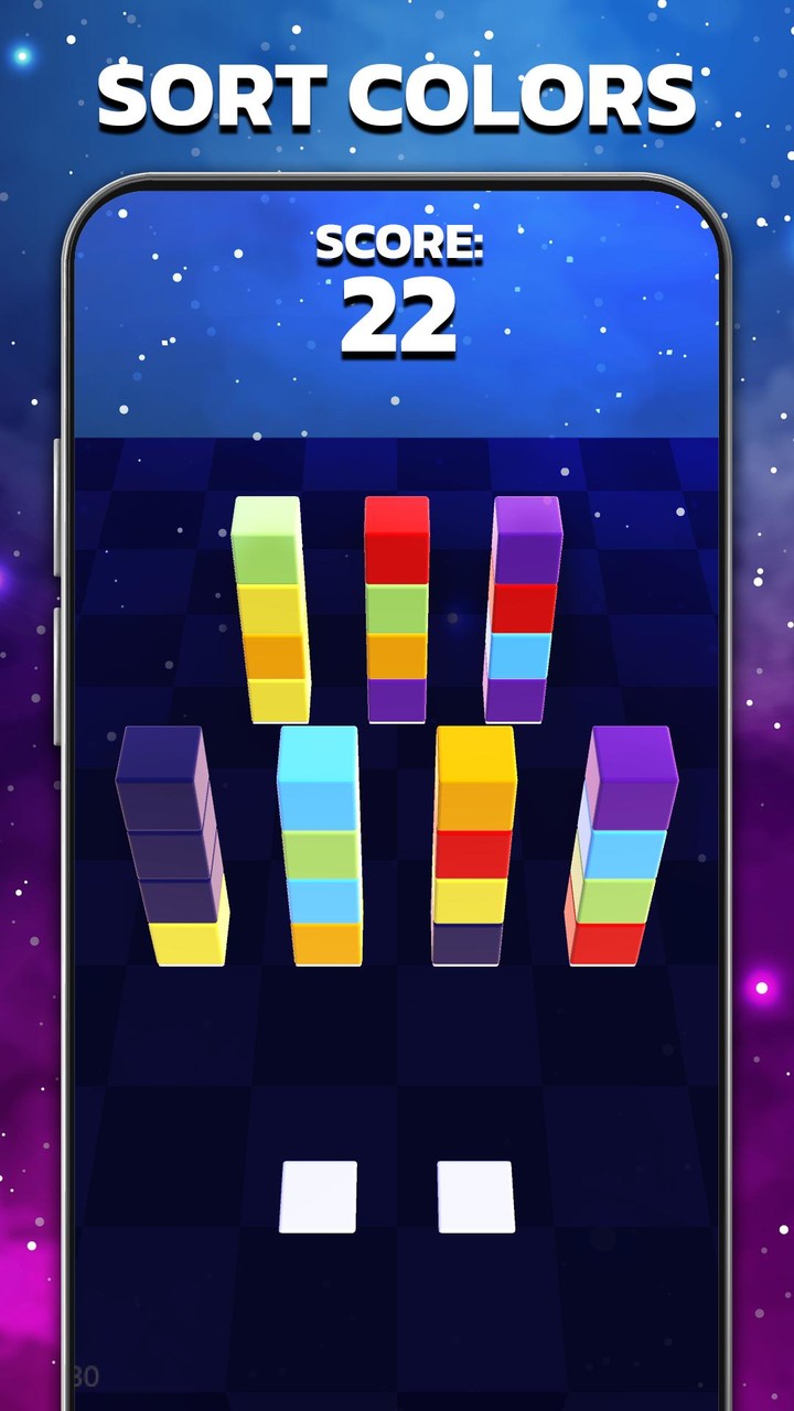 Towers Sort 3D screenshot image 1_Popularmodapk.com