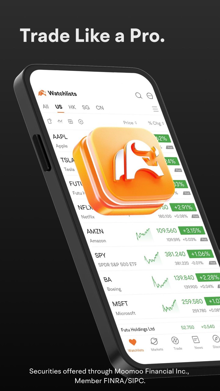 moomoo: Trade Stocks & Options screenshot image 1_Popularmodapk.com