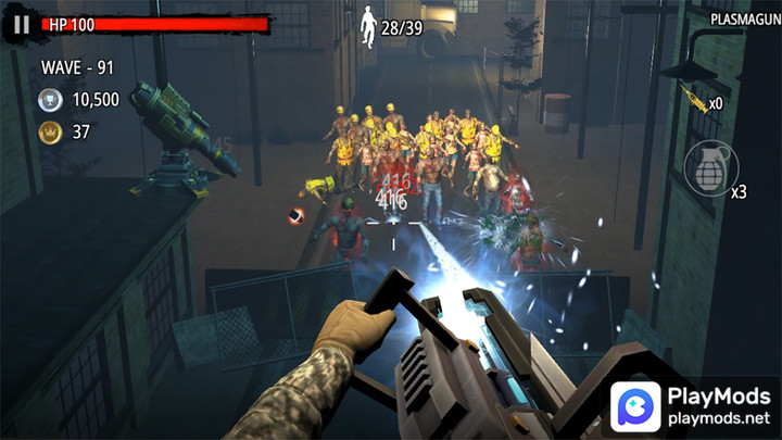 Zombie Hunter D-Day : Offline game<span>(High Damage)</span> screenshot image 4_Popularmodapk.com