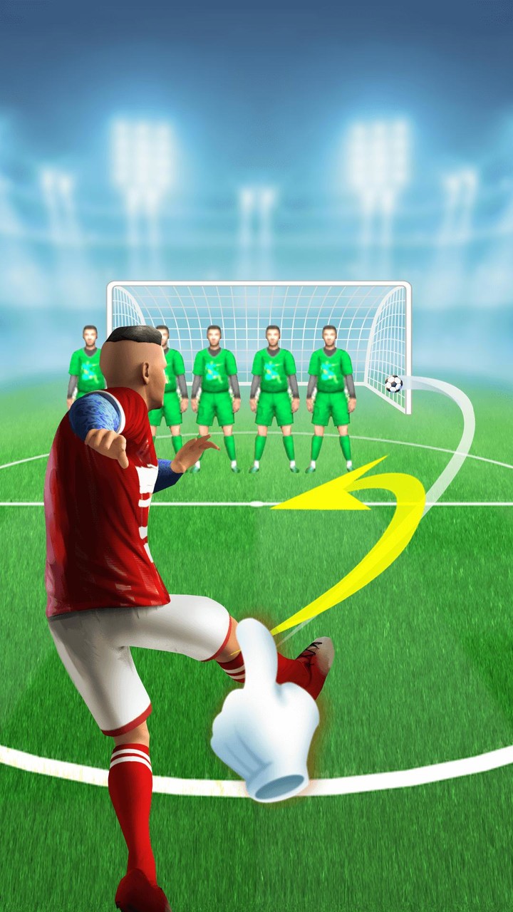 Penalty Kick-Football game screenshot image 1_Popularmodapk.com