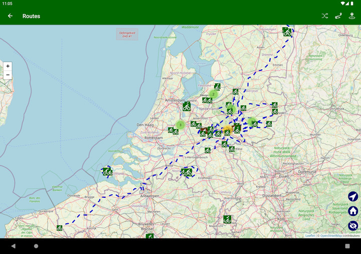 Fietsknoop bike and hiking app screenshot image 3_Popularmodapk.com