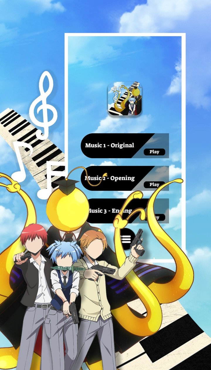 Piano Assassination Classroom screenshot image 1_Popularmodapk.com
