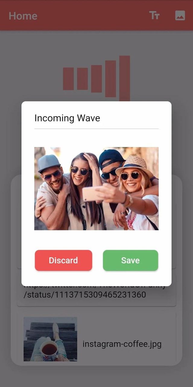 Wave - Send Text and Images vi screenshot image 8_Popularmodapk.com