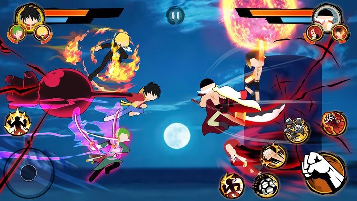 Stickman Pirates Fight screenshot image 2_Popularmodapk.com