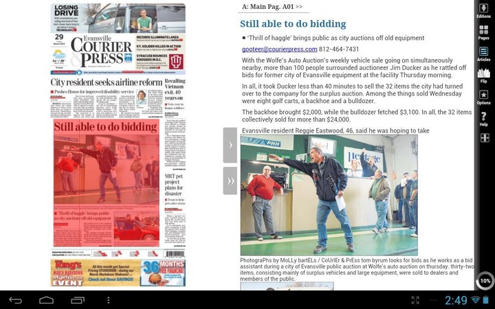 Courier & Press eEdition screenshot image 2_Popularmodapk.com