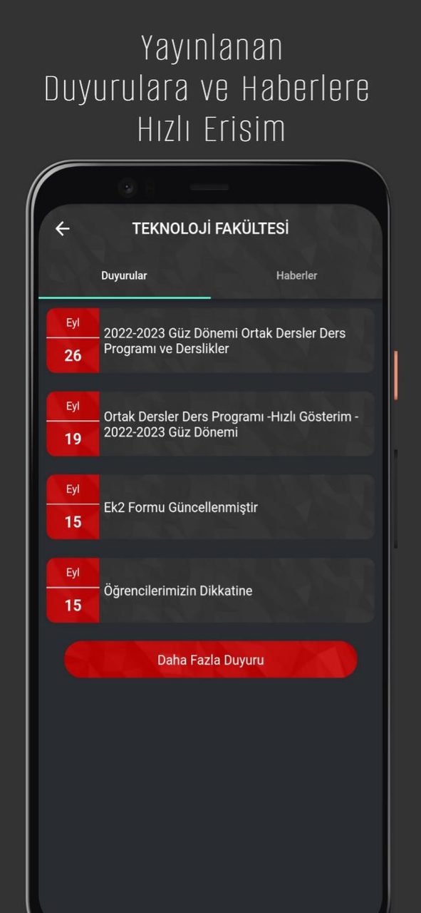 Fırat Üniversitesi Duyurular screenshot image 9_Popularmodapk.com