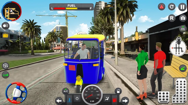 Indian Auto Rickshaw Driving screenshot image 1_Popularmodapk.com