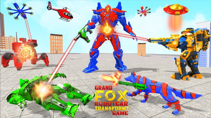 Grand Fox Robot Car Battle screenshot image 2_Popularmodapk.com