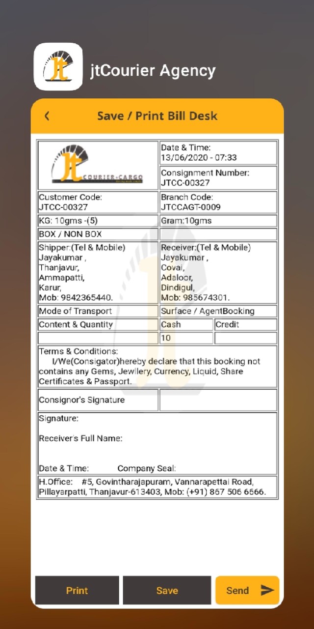 jtCourier Agency screenshot image 22_Popularmodapk.com