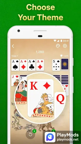 Solitaire - classic klondike<span>(No ads)</span> screenshot image 5_Popularmodapk.com