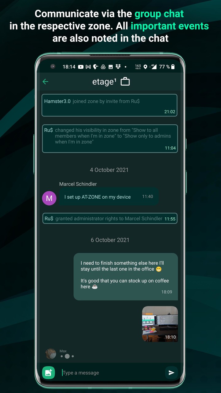 AT-ZONE. Geofence sharing screenshot image 4_Popularmodapk.com