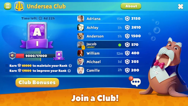 Undersea Solitaire Tripeaks<span>(Unlimited money)</span> screenshot image 5_Popularmodapk.com