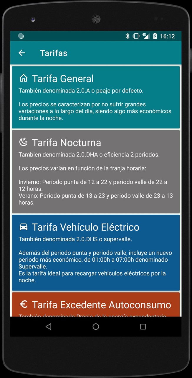 Tarifa Luz Hora screenshot image 11_Popularmodapk.com