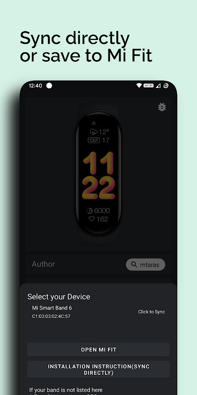 Mi Band 6 Watch Faces screenshot image 12_Popularmodapk.com