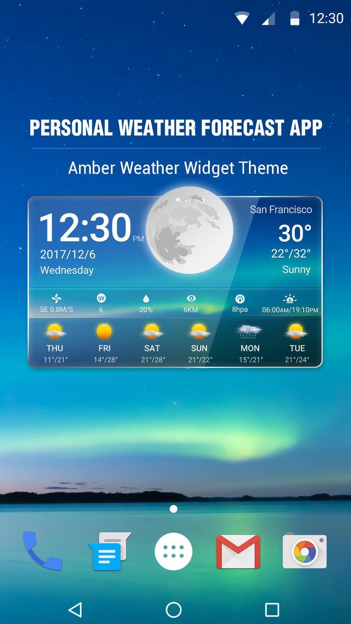 Transparent Weather & Clock App 2018 screenshot image 3_Popularmodapk.com