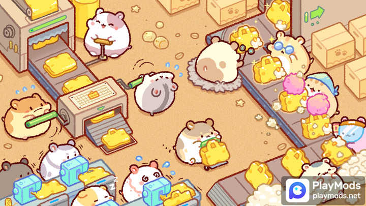 Hamster Bag Factory : Tycoon<span>(Unlimited Money)</span> screenshot image 1_Popularmodapk.com