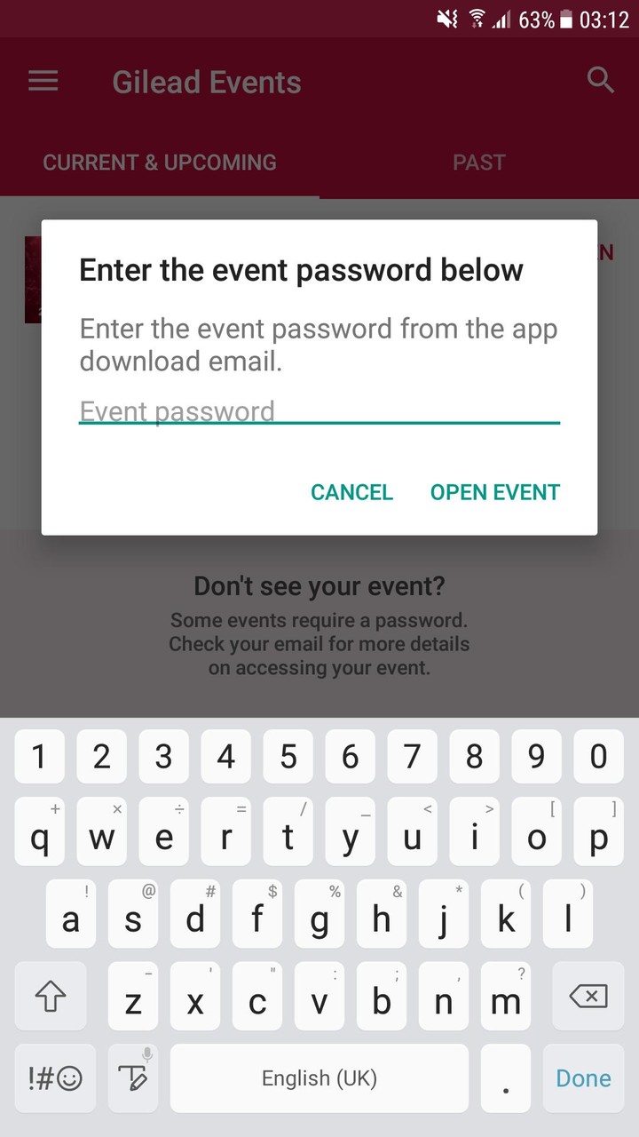 Gilead Events screenshot image 1_Popularmodapk.com