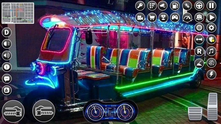 Auto rickshaw driving game 3d screenshot image 3_Popularmodapk.com
