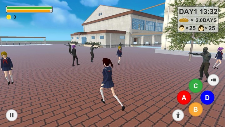 Zombie School Simulator screenshot image 16_Popularmodapk.com