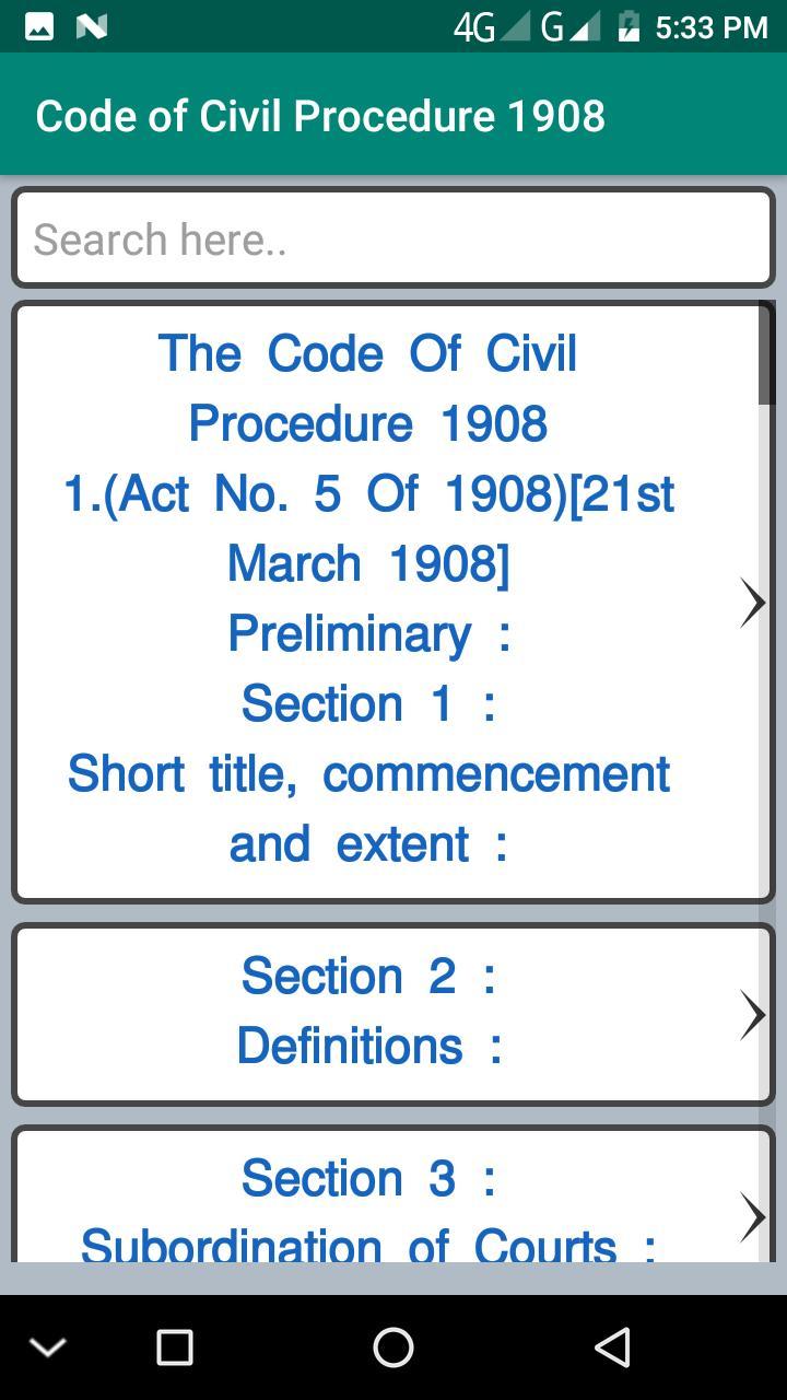 CPC - Civil Procedure Code screenshot image 17_Popularmodapk.com
