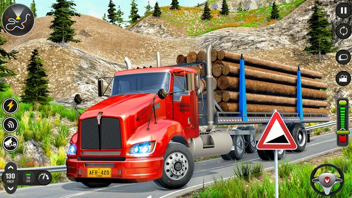 Logging Truck Driving Games screenshot image 3_Popularmodapk.com