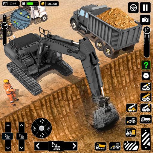 Snow Offroad Construction Game screenshot image 1_Popularmodapk.com