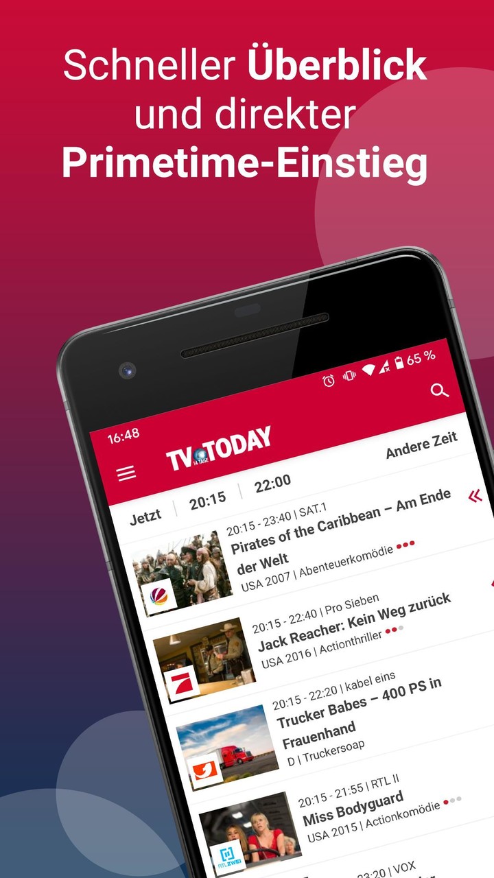 TV Today - TV Programm screenshot image 1_Popularmodapk.com