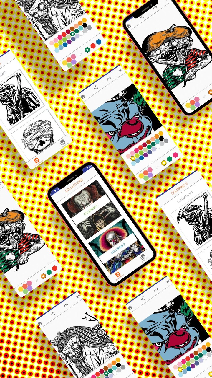 Horror Coloring Pages screenshot image 2_Popularmodapk.com