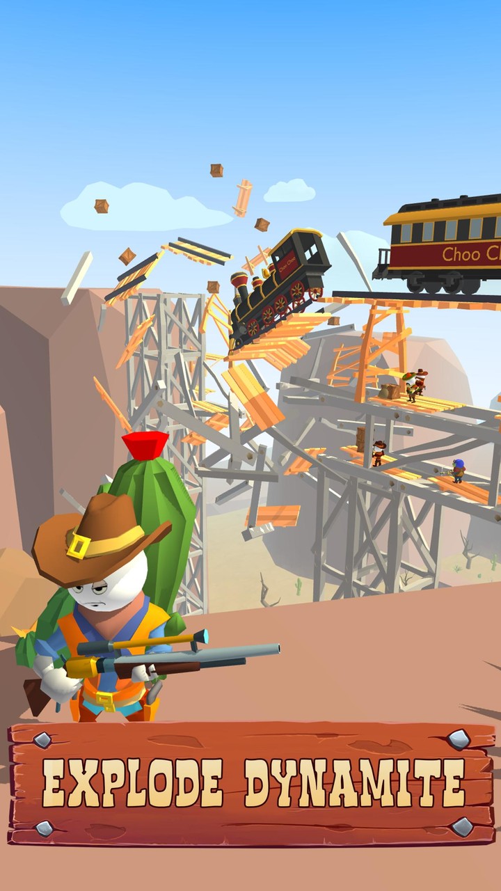 Stickman Sniper: Western gun screenshot image 2_Popularmodapk.com