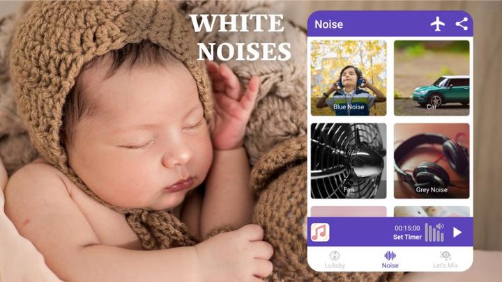 White Noise Baby Sleep: Lullin screenshot image 30_Popularmodapk.com