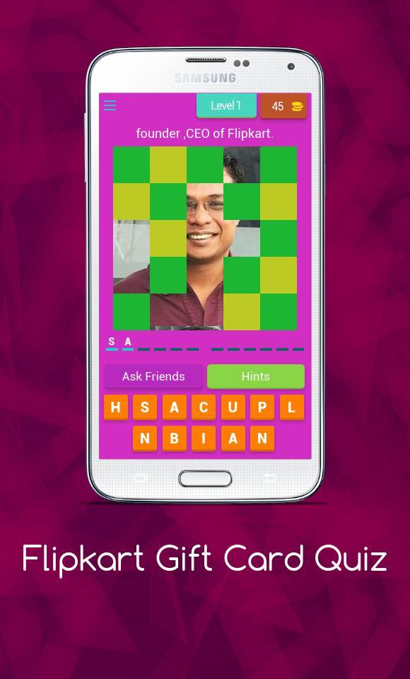 Flipkart Gift Card Quiz screenshot image 1_Popularmodapk.com