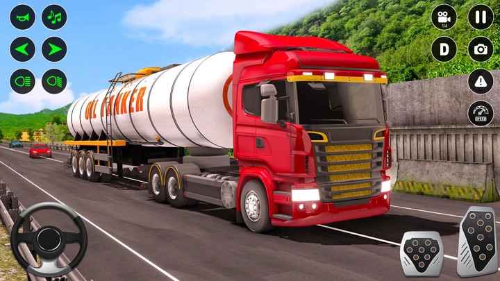 Oil Truck Parking Driving Game screenshot image 2_Popularmodapk.com