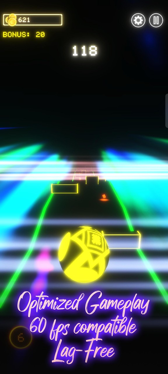 Blocky Slider: Fast Cyperpunk- screenshot image 2_Popularmodapk.com