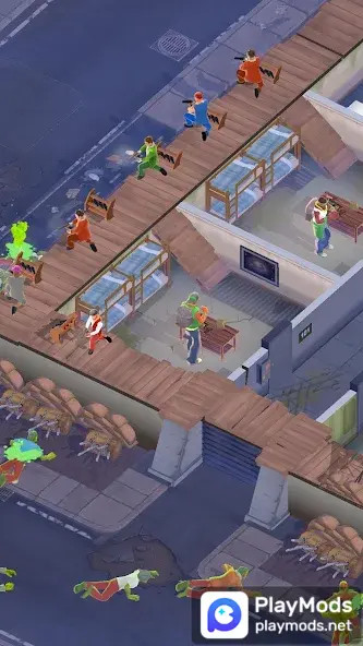 Idle Fortress: Zombie Survival<span>(No Ads)</span> screenshot image 2_Popularmodapk.com