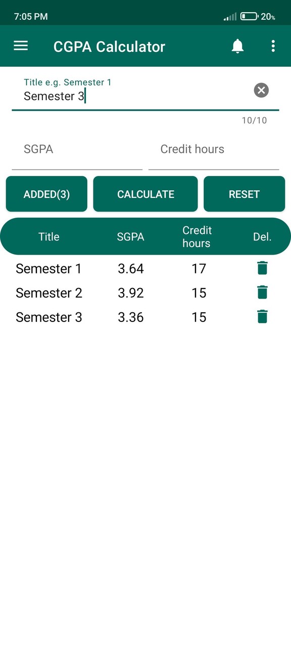 NUML GPA Calculator screenshot image 8_Popularmodapk.com