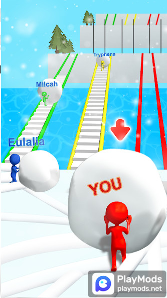 Snow Race: Snow Ball.IO<span>(Unlimited Resources)</span> screenshot image 1_Popularmodapk.com