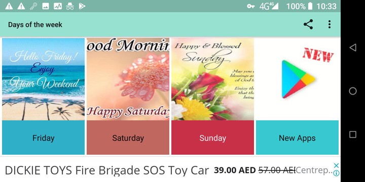 Days of the Week Daily Wishes screenshot image 13_Popularmodapk.com